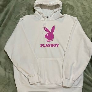 White Playboy Sweatshirt